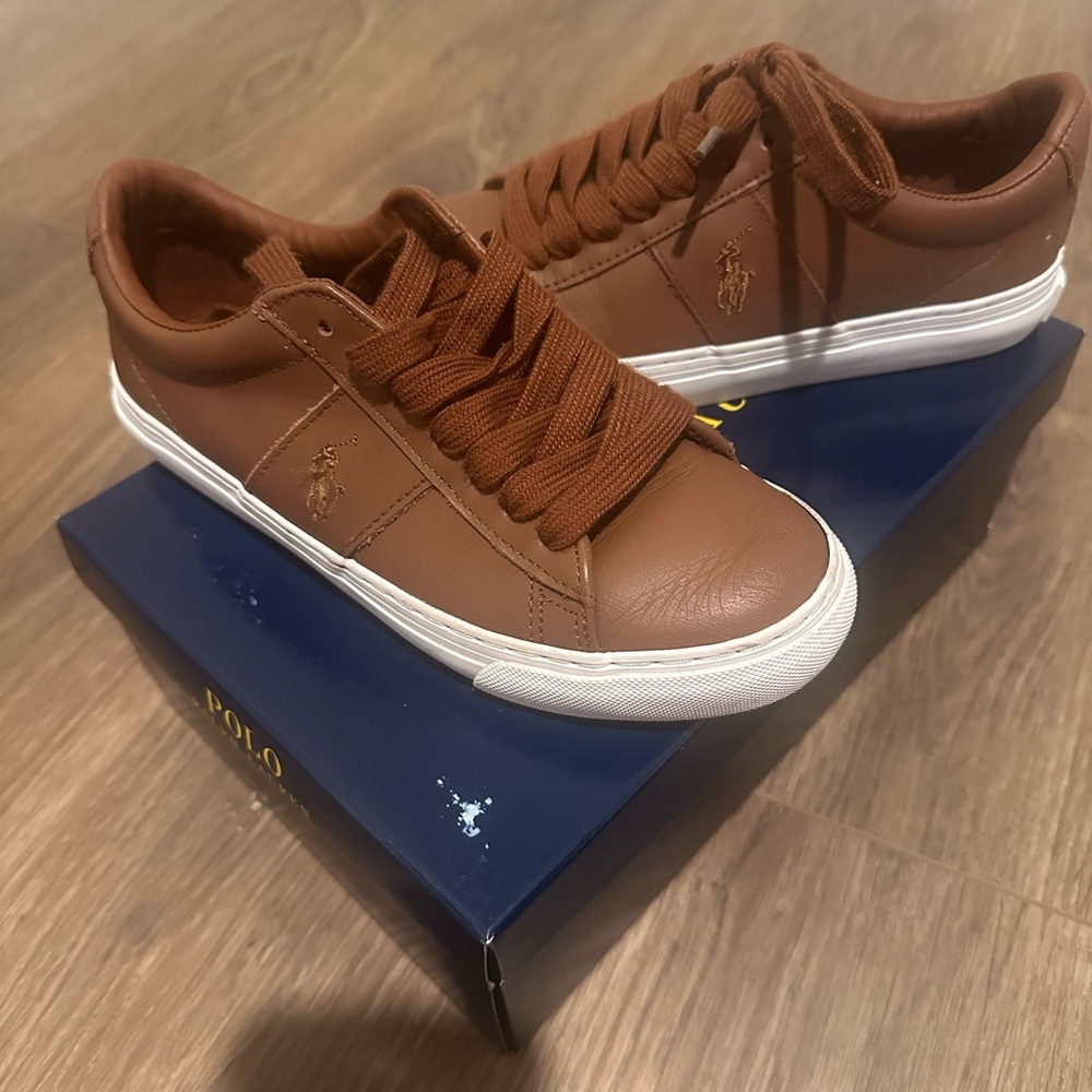 Polo by Ralph Lauren  Brown Sneakers